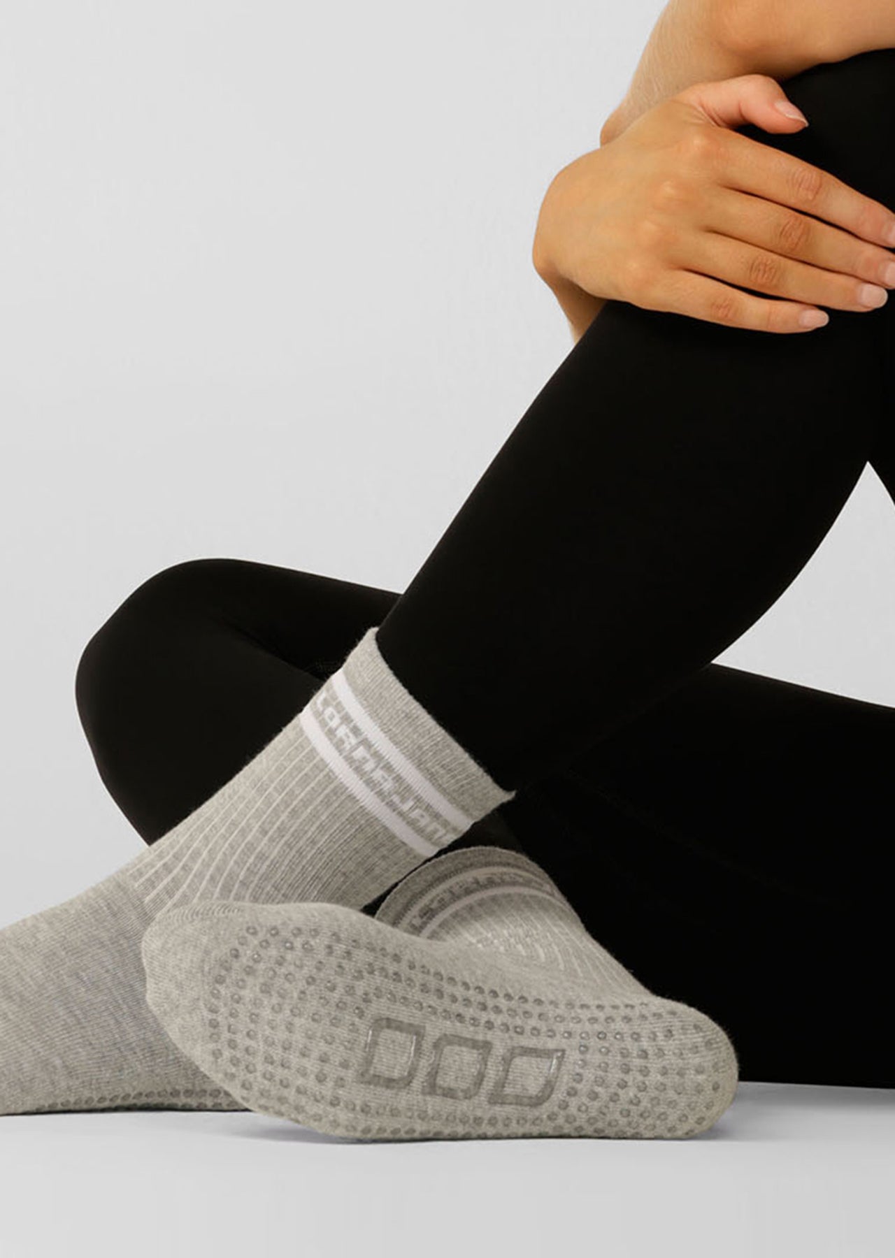 Image of Pilates Grip Crew Socks