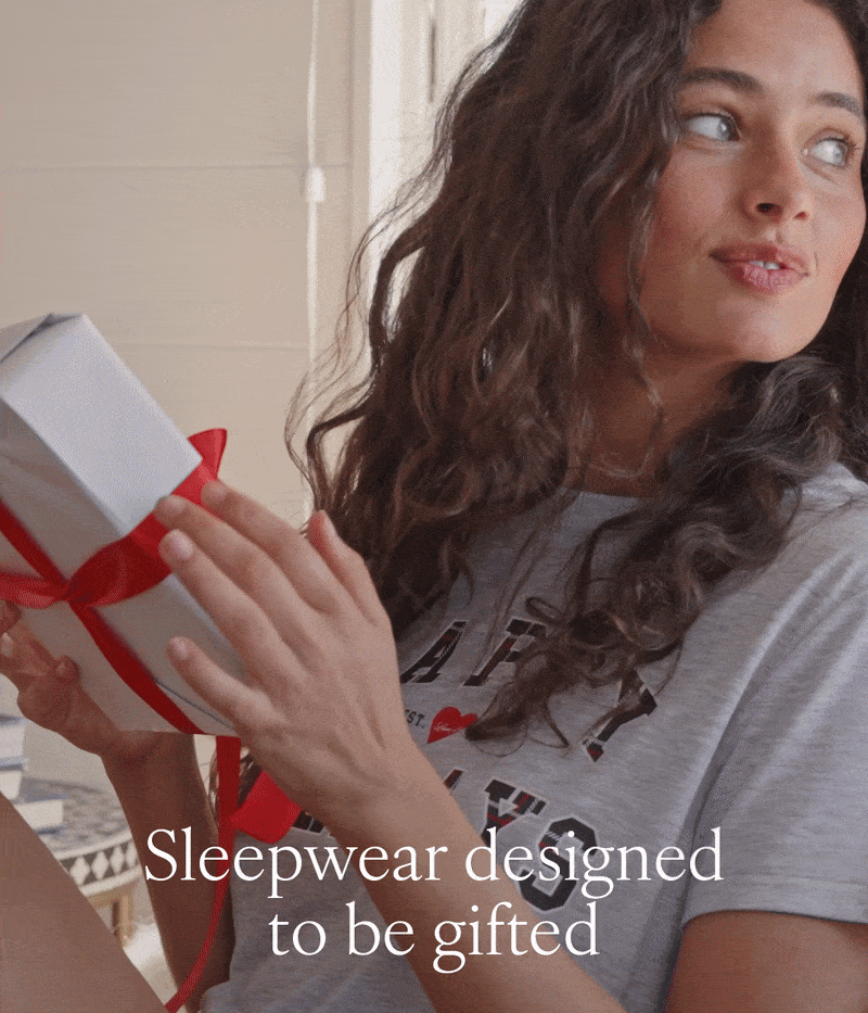 Sleepwear designed to be gifted