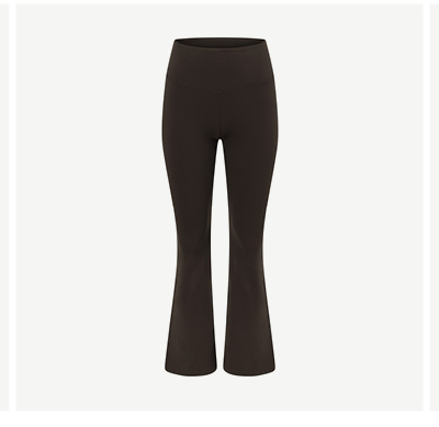 Lotus Flared Leggings - Black