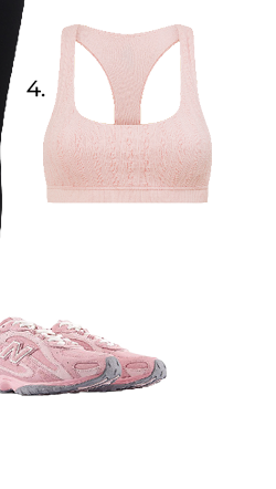 Cable Seamless Sports Bra