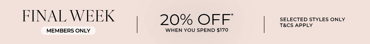 FINAL WEEK - Members Only Offer