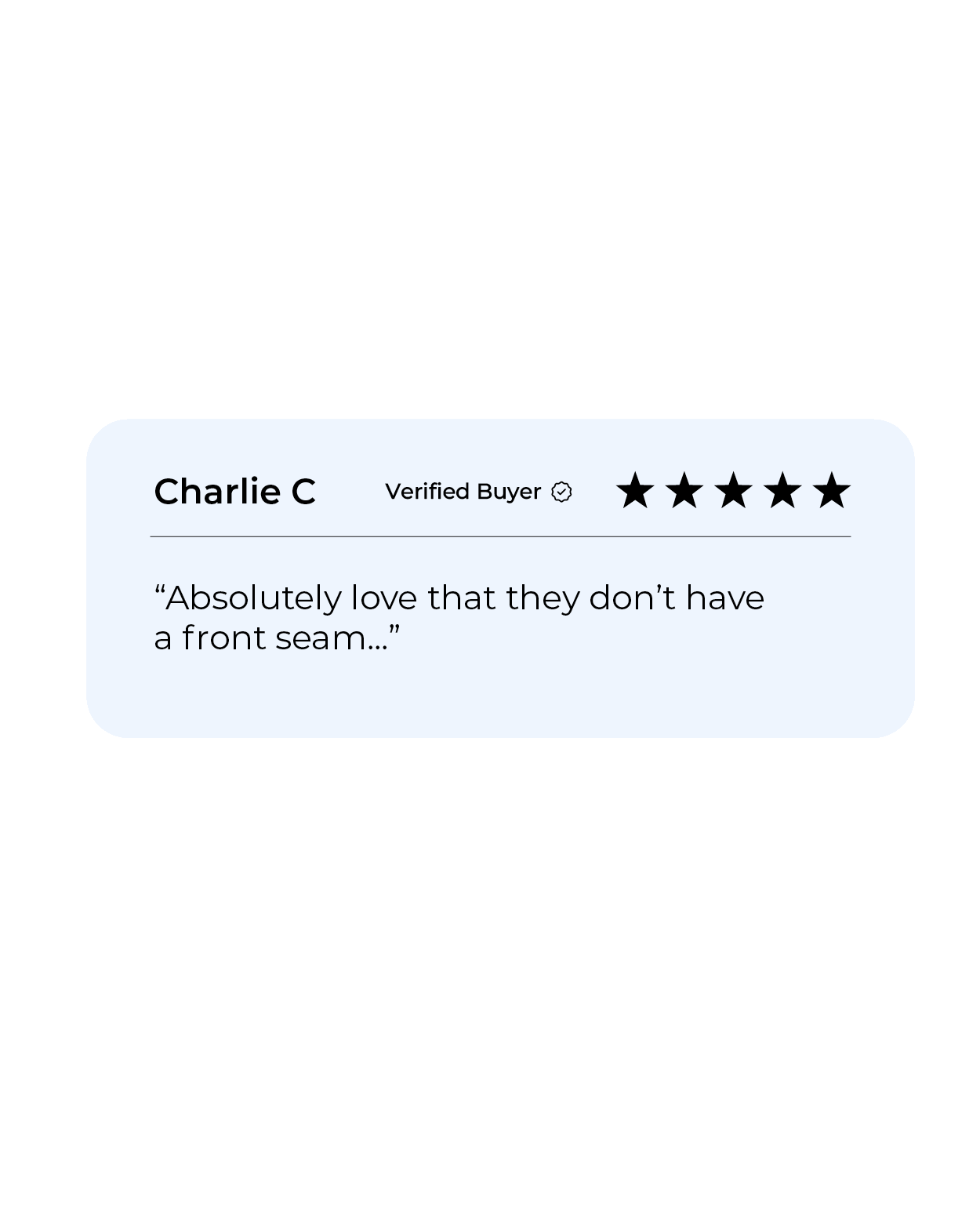 Customer 5 Star Reviews