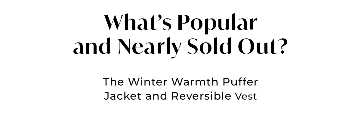What's Popular and Nearly Sold Out?