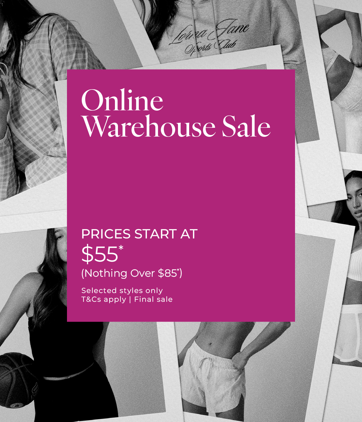 Prices Start At $55*