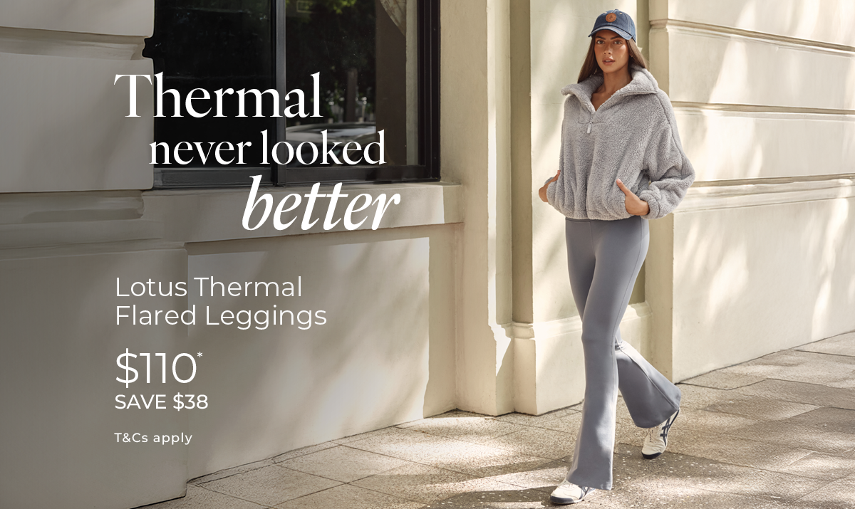Lotus Thermal Flared Leggings $110*