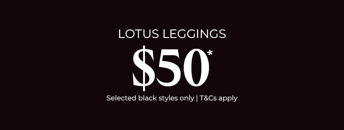 $50* Black Lotus Leggings