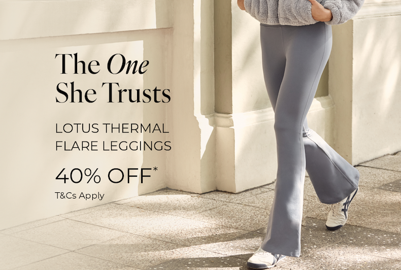 Lotus Thermal Flare Leggings - 40% off*