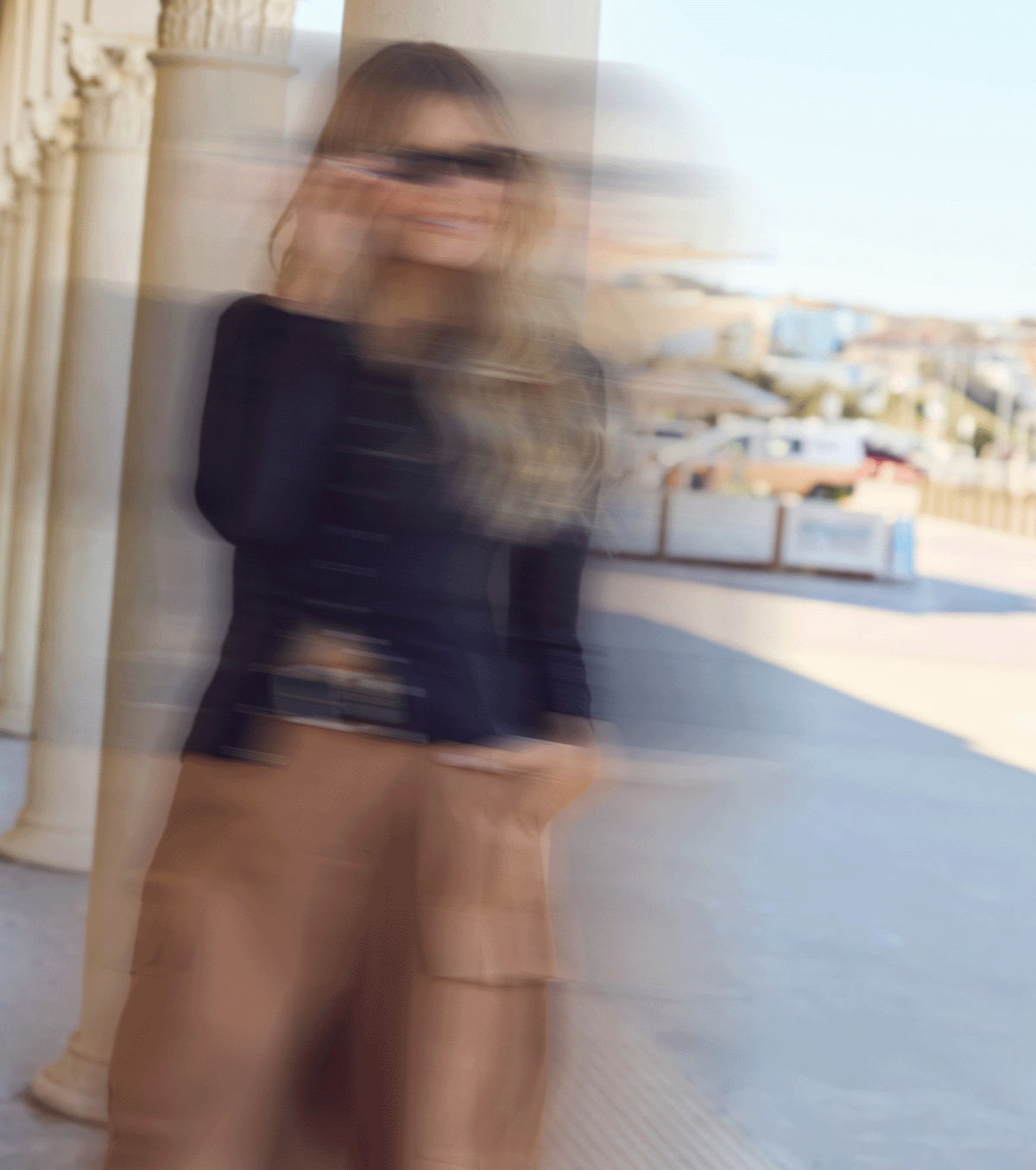 Elle Ferguson wearing new arrivals.