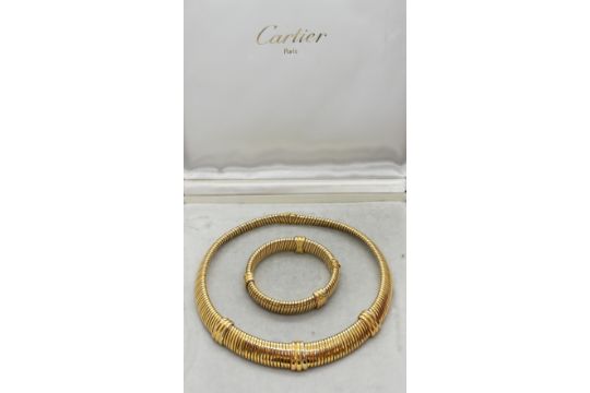 1 Set Collier und Armband je CARTIER je Colomba,…