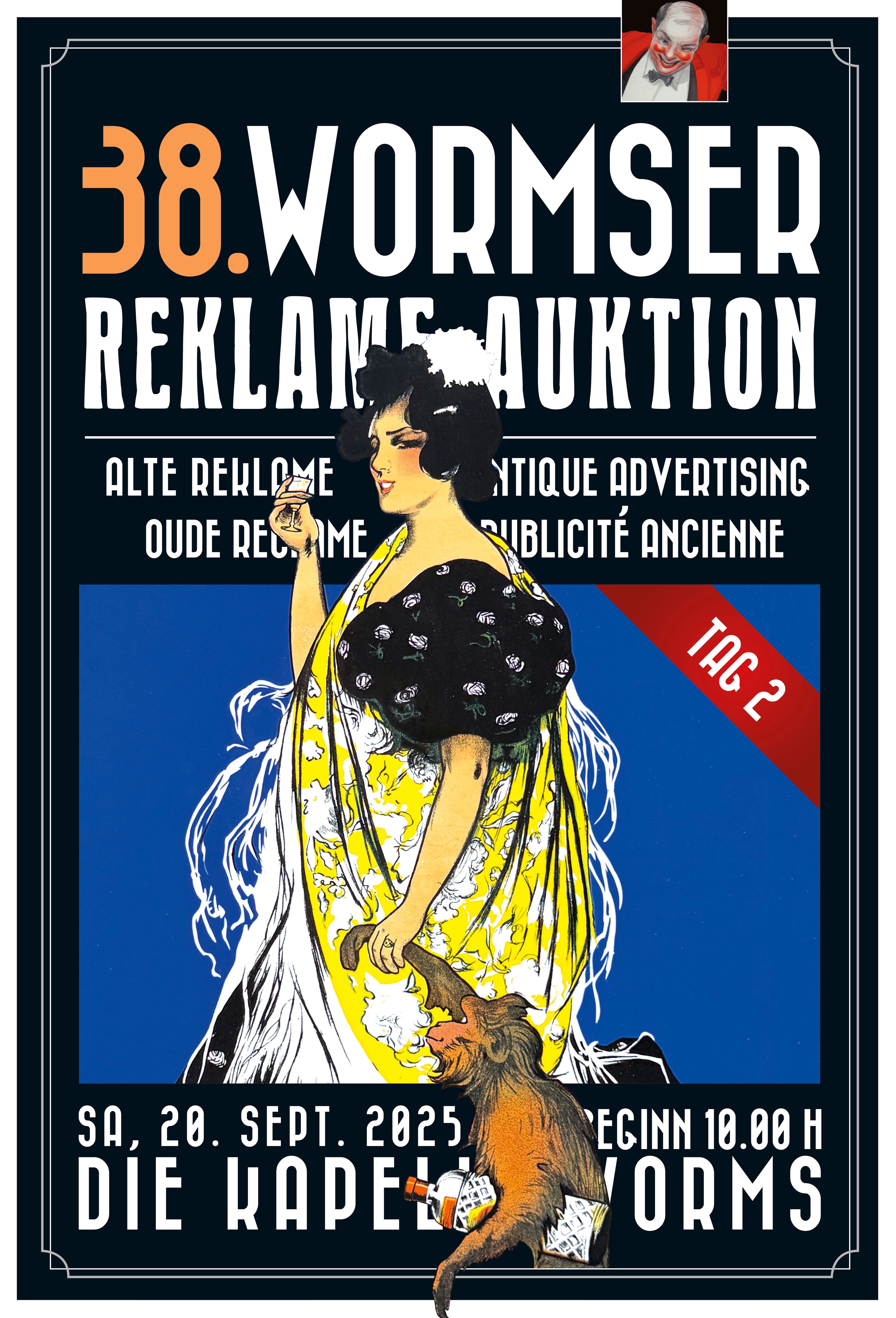 ALTE REKLAME I 38. Wormser Reklame-Auktion