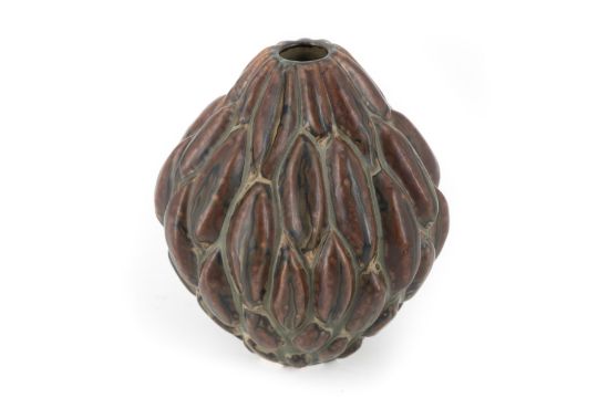 Axel Salto (1889-1961), Steingut, Vase, signiert,…