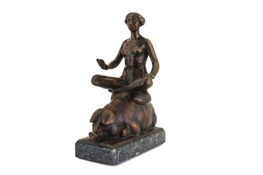 August Gaul (1869 - 1921), Bronzefigur 'Circe',…