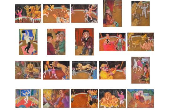 20 Motive aus dem Zirkus Krone