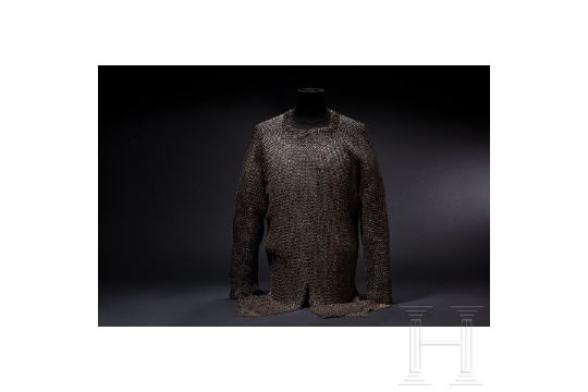 Schweres Kettenhemd, deutsch, um 1500