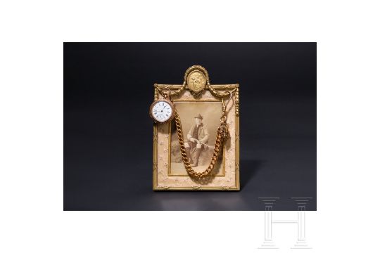 König Ludwig II. von Bayern - goldene Savonette…