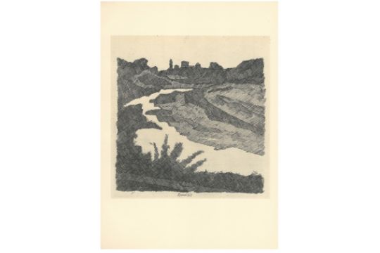 Giorgio Morandi, Landschaft an der Savena, 1929-1957,…