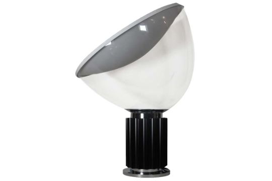 Große Modell Taccia Tischlampe aus Glas von Achille…