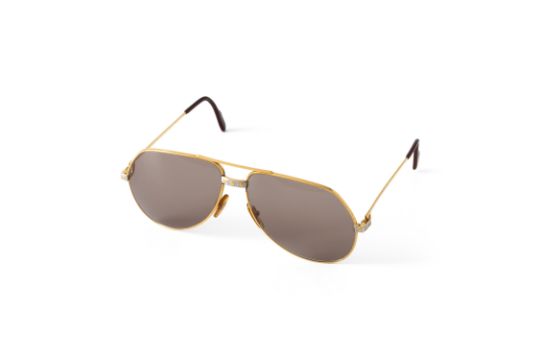 Cartier Vendome Santos sunglasses gold plated