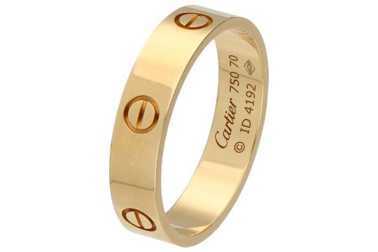 Cartier 18K yellow gold 'Love' ring