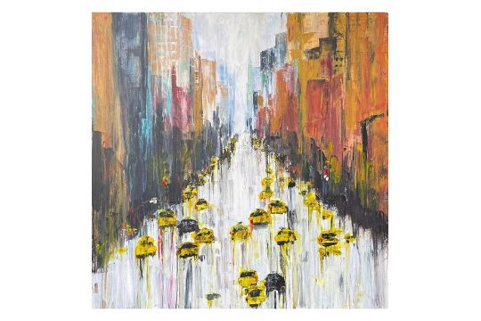 Jane Vaux, New York City, Acrylic Painting