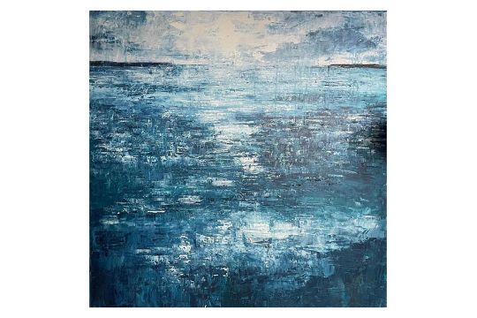 Jane Vaux, Into the Blue, Acrylic