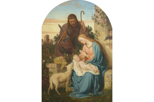 Unbekannter Maler - Heilige Familie