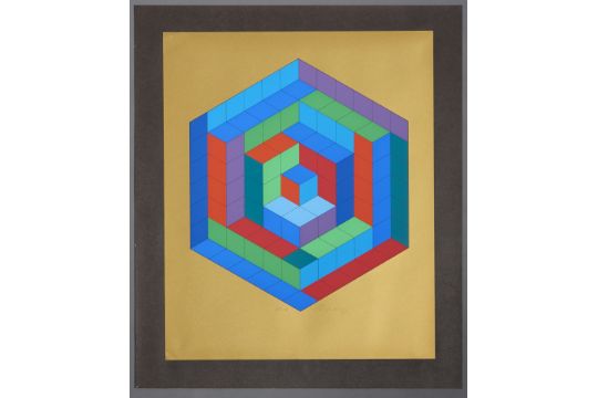 Vasarely, Victor: Sin-Hat-A, signiert, nummeriert…