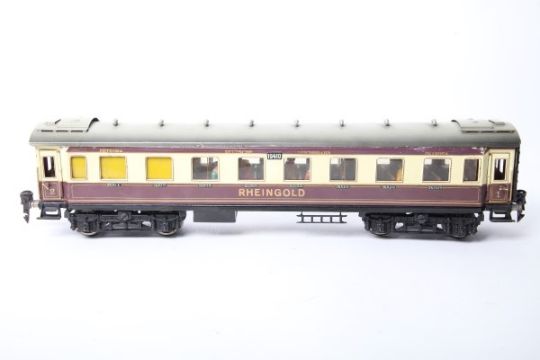 Märklin S 0, Rheingold Speisewagen mit Inneneinrichtung…