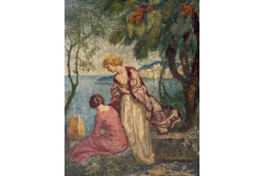 Cäcilie Graf-Pfaff, Zwei Damen am Meer