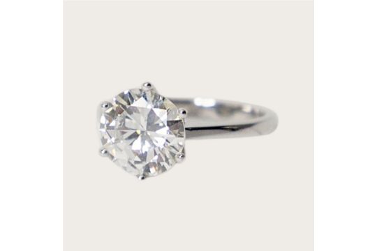 Natürlicher Prachtvoller Diamant-Solitärring