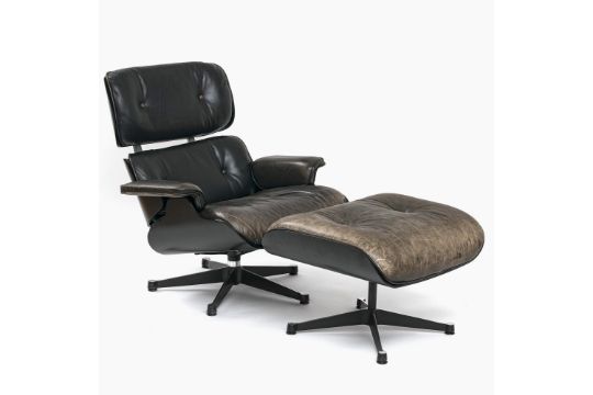 Lounge Chair mit Ottoman, Eames/Vitra