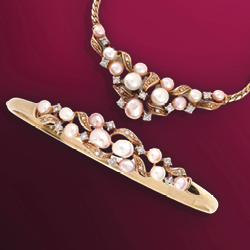 Diamanten & Farbsteine, Schmuck Teil 1