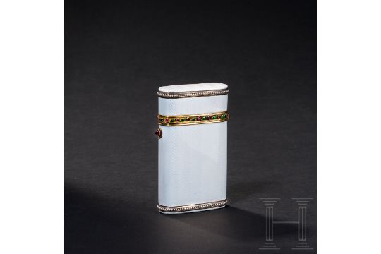 Fabergé-Guilloché-Email-Zigarettenetui, Russland,…