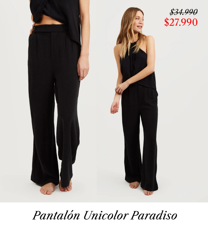 Pantalón Unicolor Paradiso