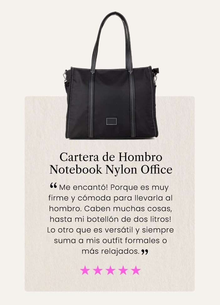 Cartera De Hombro Notebook Nylon Office