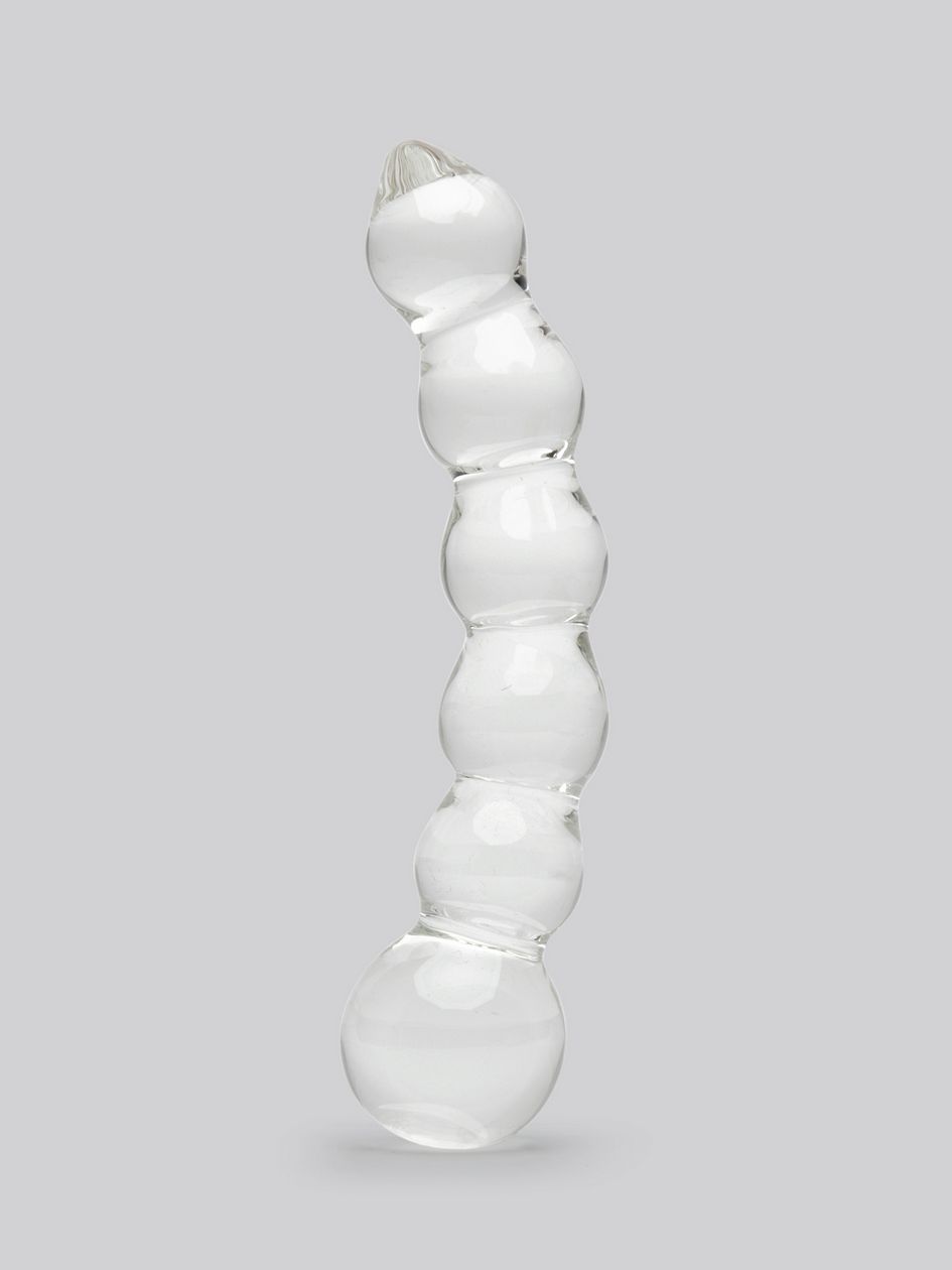 Lovehoney Beaded Sensual Glass Dildo 7 Inch