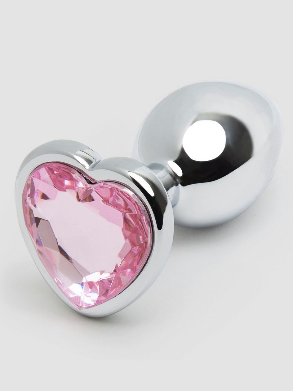 Lovehoney Jewelled Heart Metal Butt Plug