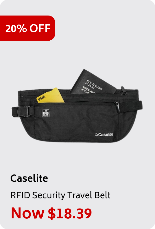 Caselite RFID Travel Belt