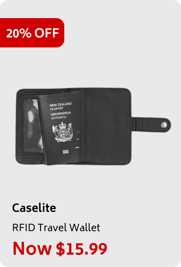 Caselite RFID Travel Wallet