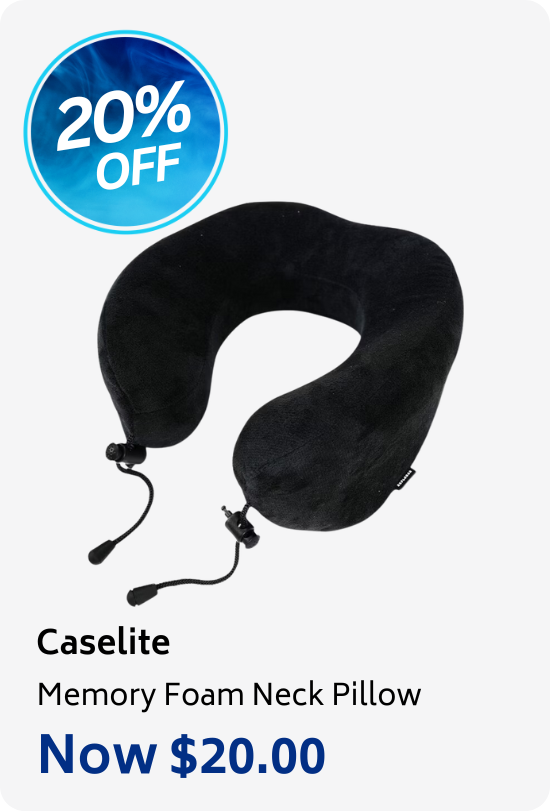 Caselite memory foam pillow