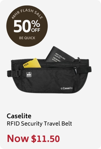 Caselite RFID security travel belt