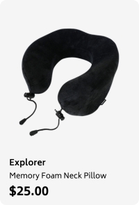 Explorer Memory Foam Neck Pillow