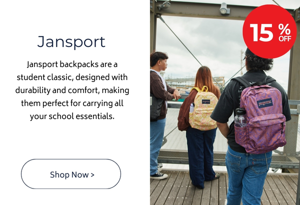 Jansport - 15% off