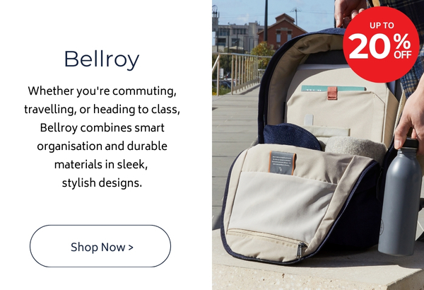 Bellroy - Up to 20% off