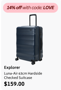 Explorer Luna-Air 63cm Hardside Checked Suitcase 