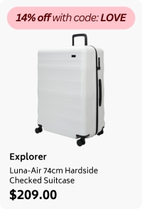 Explorer Luna-Air 74cm Hardside Checked Suitcase