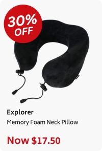 Explorer Memory Foam Neck Pillow