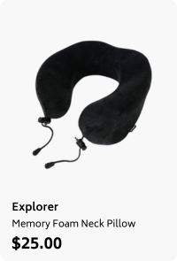 Explorer Memory Foam Neck Pillow