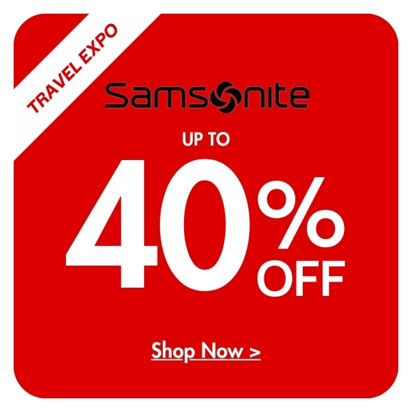 Up to 40% off Samsonite