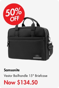 Samsonite Vestor Bailhandle 15" Laptop Briefcase Black